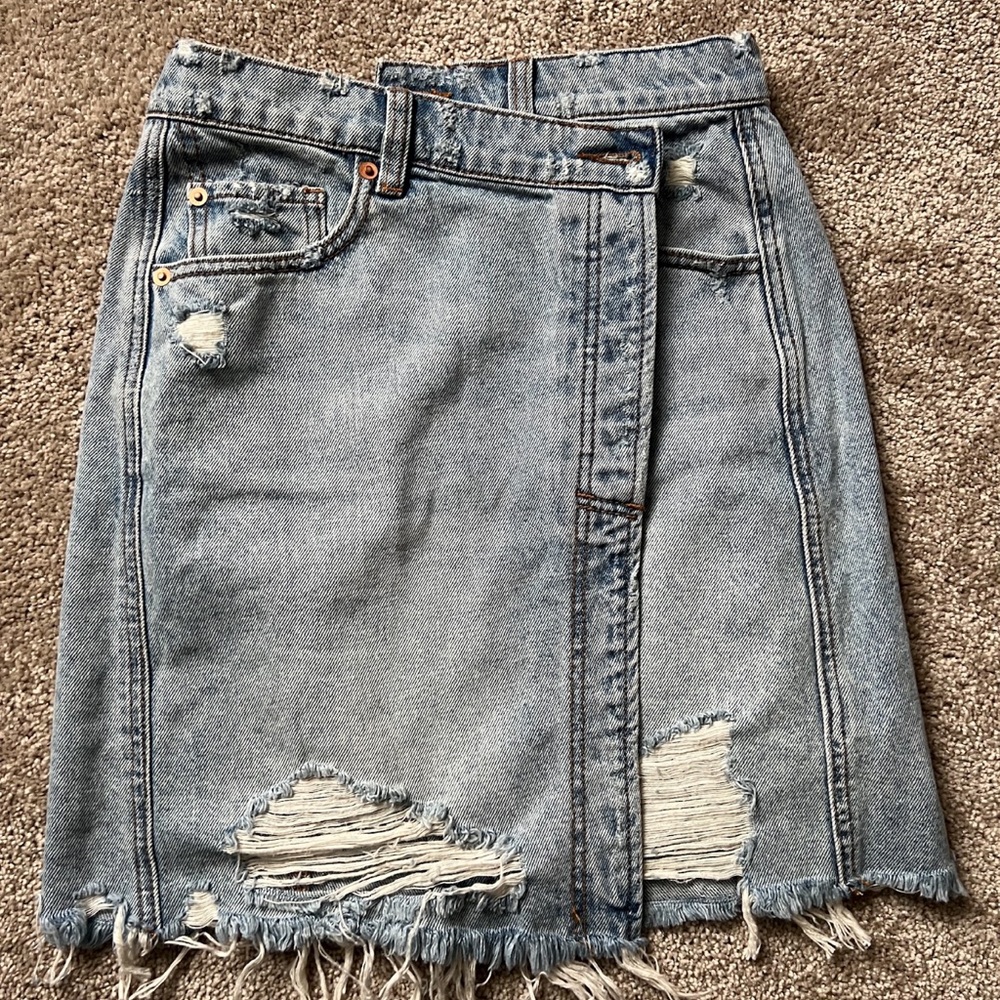 Free people cross bottom skirt. Worn once